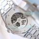GRF Super Clone AP Royal Oak Frosted Gold Rainbow Diamond Skeleton Steel Watch (5)_th.jpg